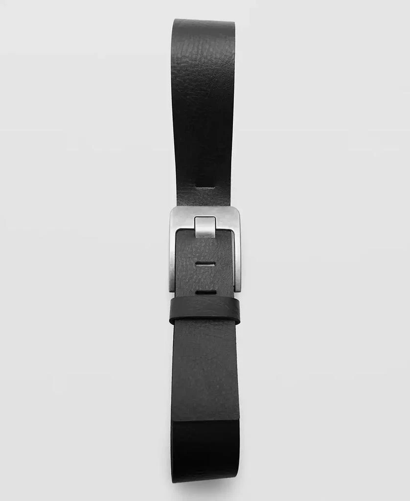 Mango Women's Wide Leather Belt 2