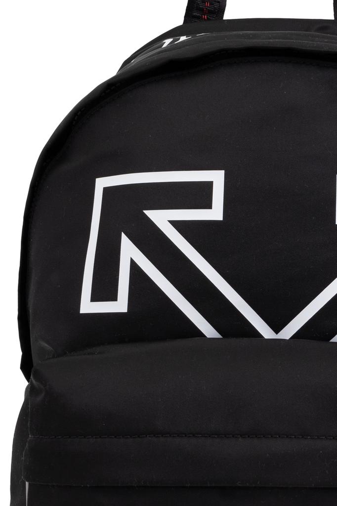 Off-White Backpack with Logo - Backpacks - BeyondStyle