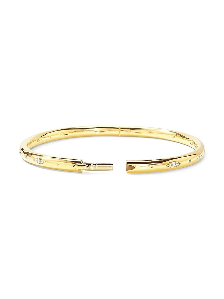 Tamara Comolli Gypsy 18K Yellow Gold & Diamond Pavé Bangle Bracelet 3