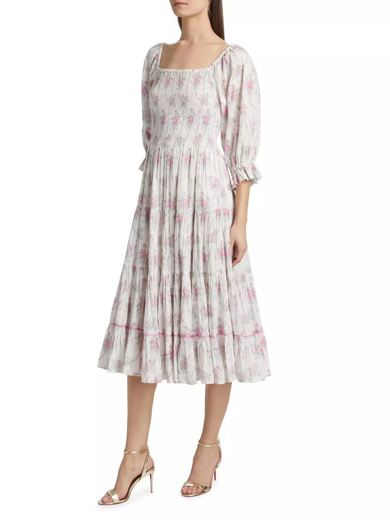 LOVESHACKFANCY Victorian Rigby Floral Dress 4