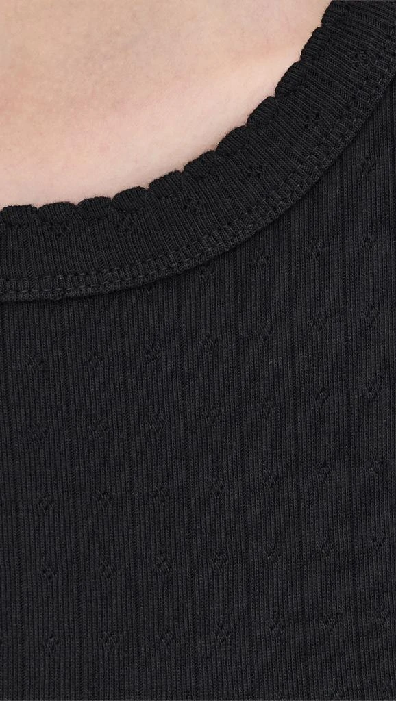 Marea Pointelle Crew Neck Tee 5