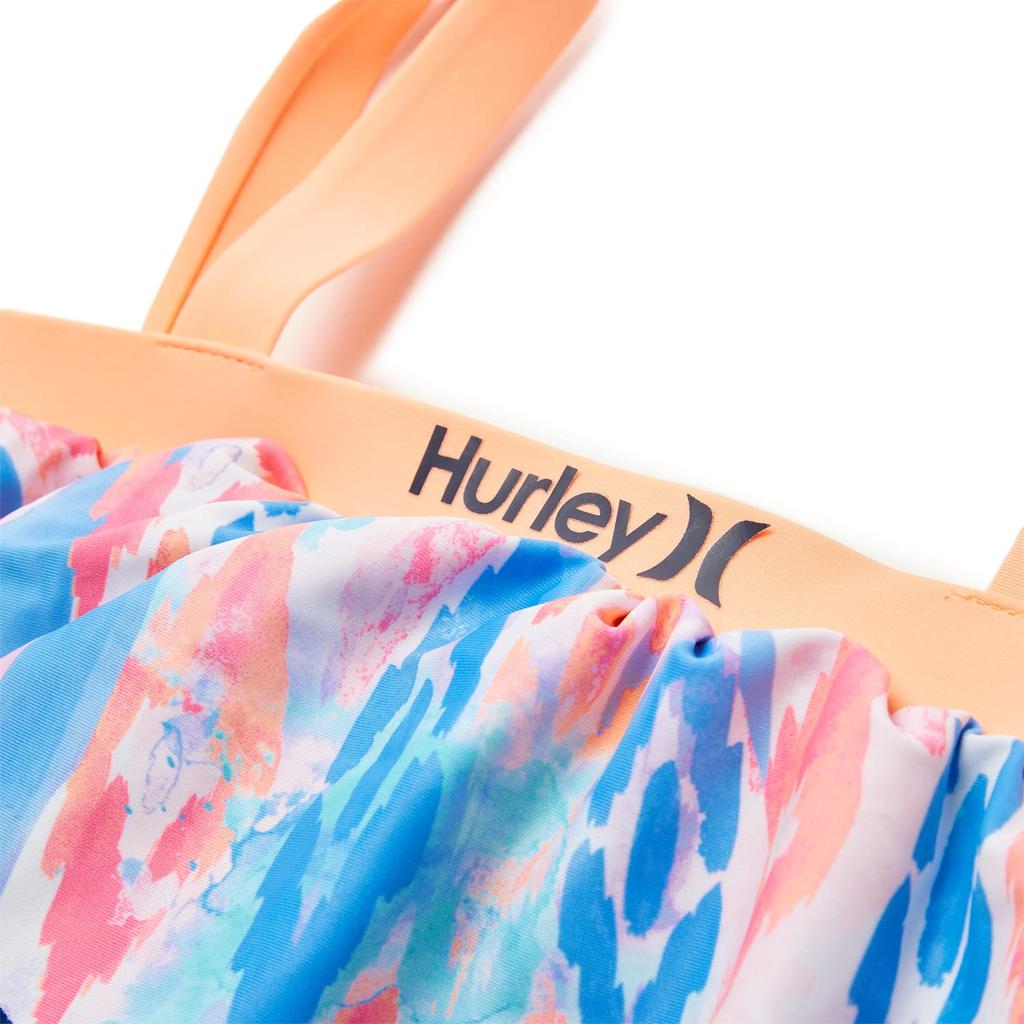 Hurley Kids Tiered Tankini Two-Piece Set (Big Kids)