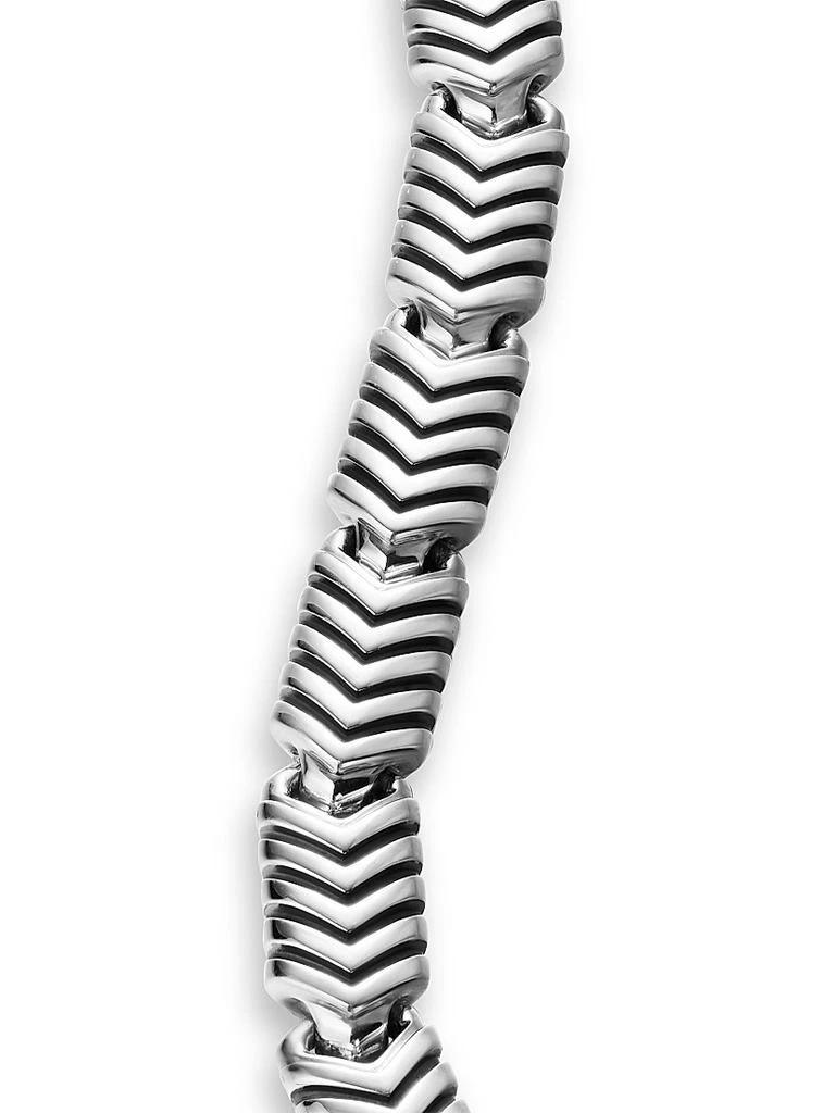 David Yurman Chevron Link Bracelet in Sterling Silver, 7.6MM 6