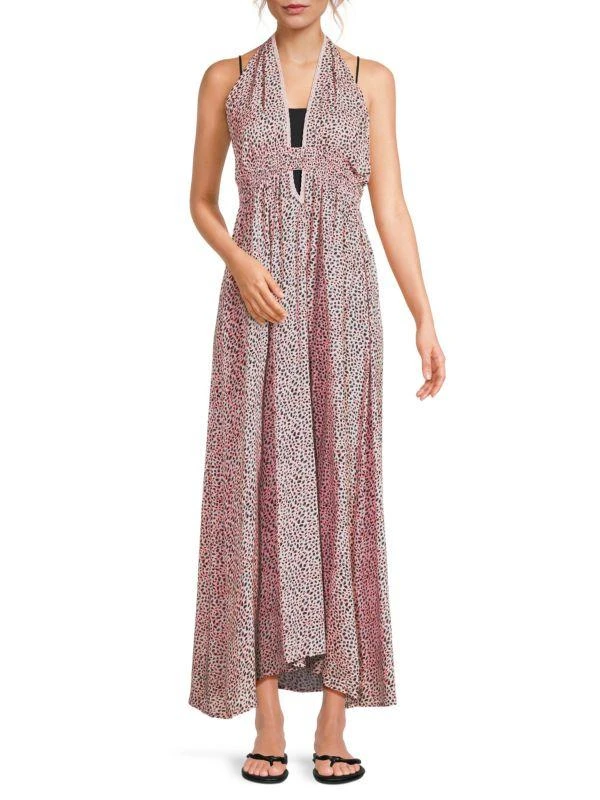 Tiare Hawaii Kelia Print Open Back Maxi Dress 1