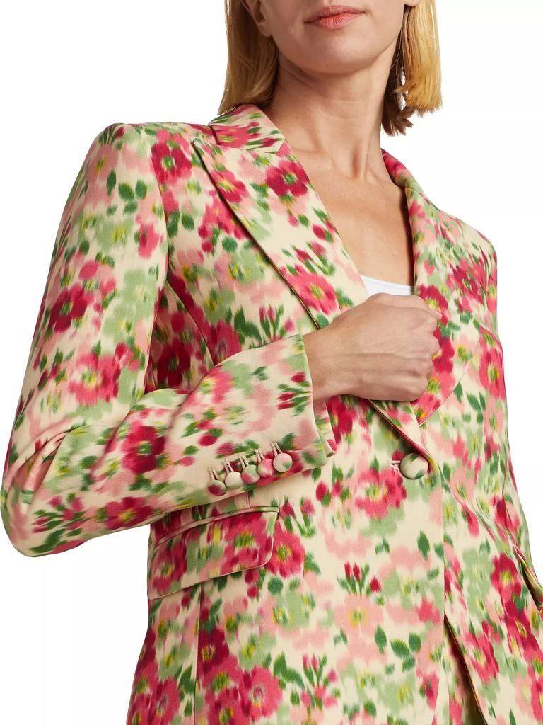 Adam Lippes Floral Single-Breasted Blazer 6