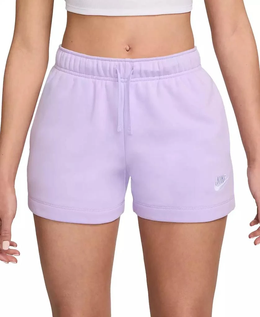 NIKE Women's Sportswear Club Fleece Mid-Rise Shorts 1