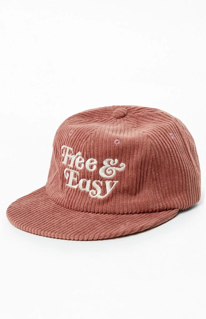 Free 
Easy Mauve Fat Corduroy Hat 3