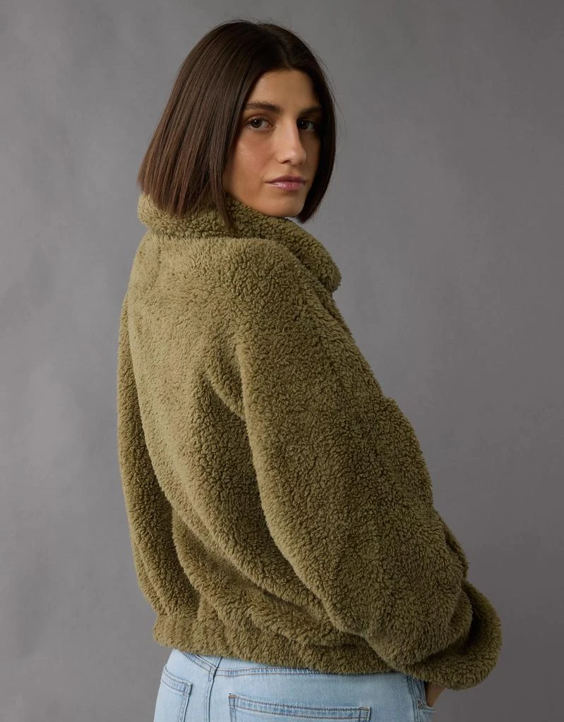 AE AE Zip-Up Bear Hug Sherpa Sweatshirt 3