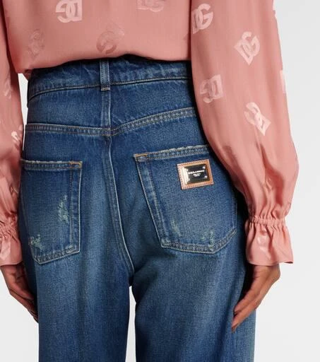 Dolce 
Gabbana Distressed straight jeans 6