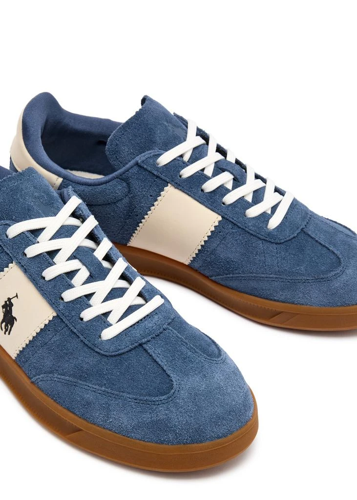 Ralph Lauren Aera panelled suede sneakers 3