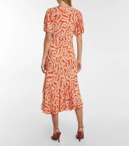Diane von Furstenberg Madrid printed crêpe midi dress 3