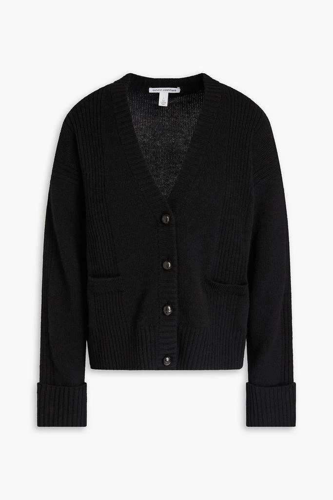 Autumn Cashmere Ribbed cashmere cardigan 1