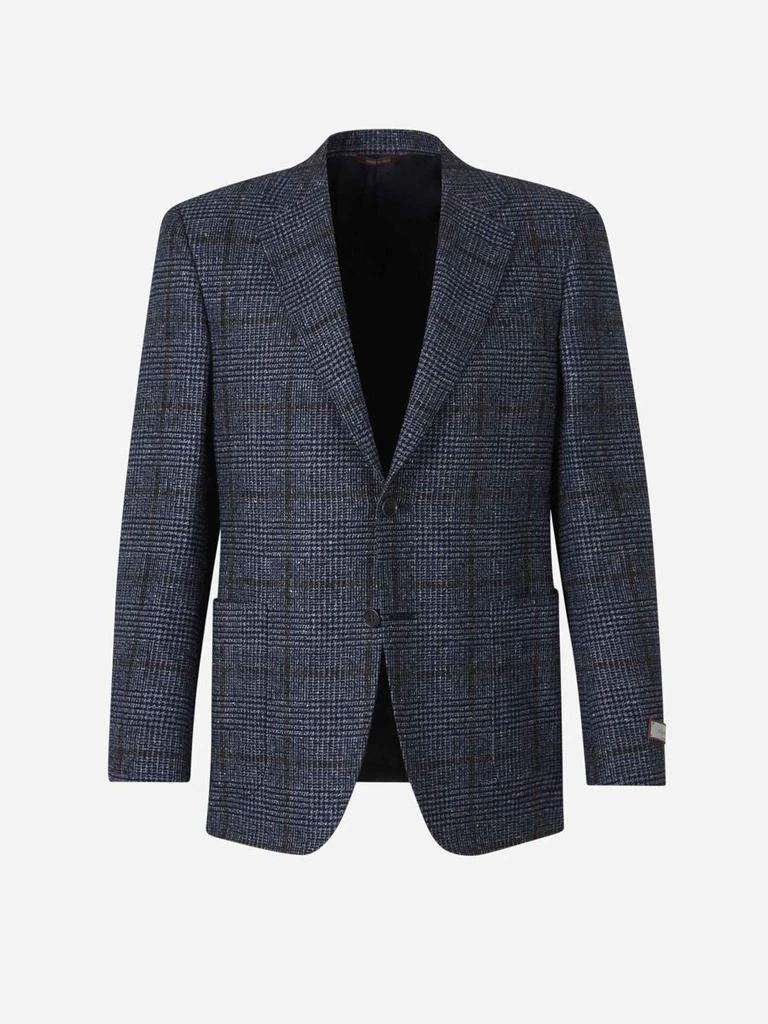 Canali Canali Checked Pattern Blazer 1