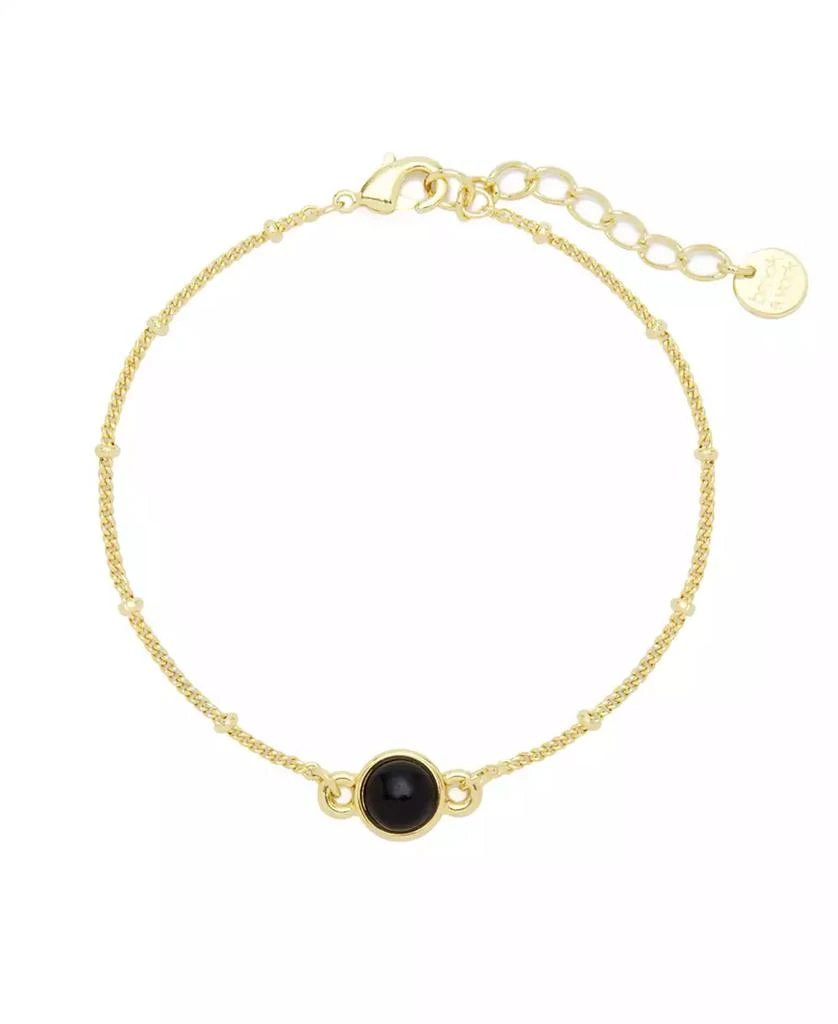 brook & york Nola Gemstone Bracelet -Onyx 1