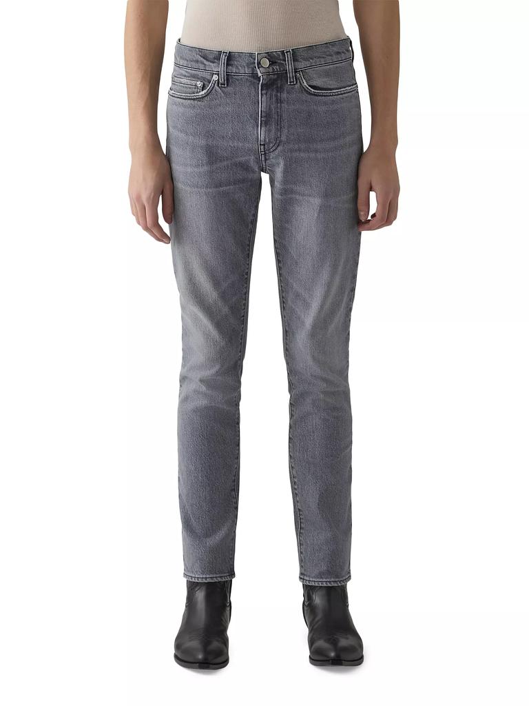 BLK DNM Washed Stretch-Denim Mid-Rise Slim-Fit Jeans