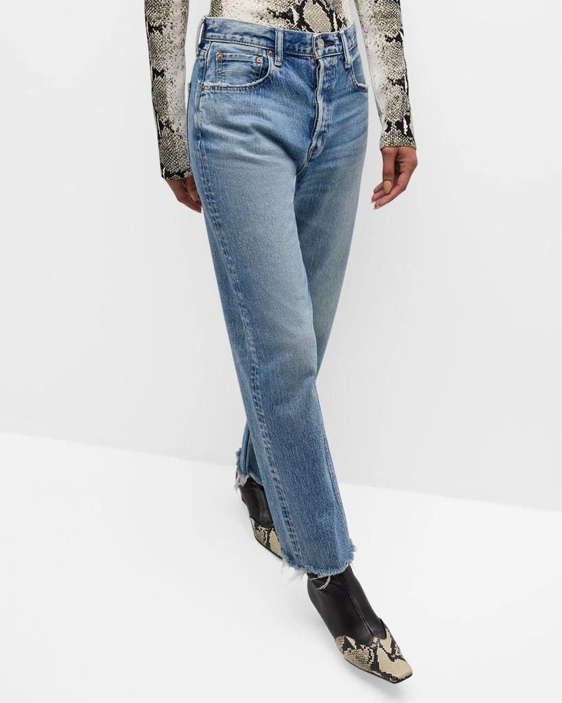 MOUSSY VINTAGE Mabel Wide Straight Cropped Jeans 6