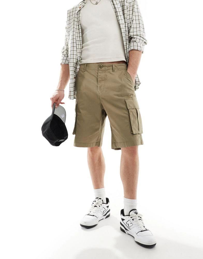 ALL SAINTS AllSaints Slane cargo shorts in light khaki 2