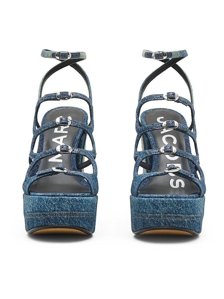 Marc Jacobs Kiki Denim Platform Pump Sandals 4