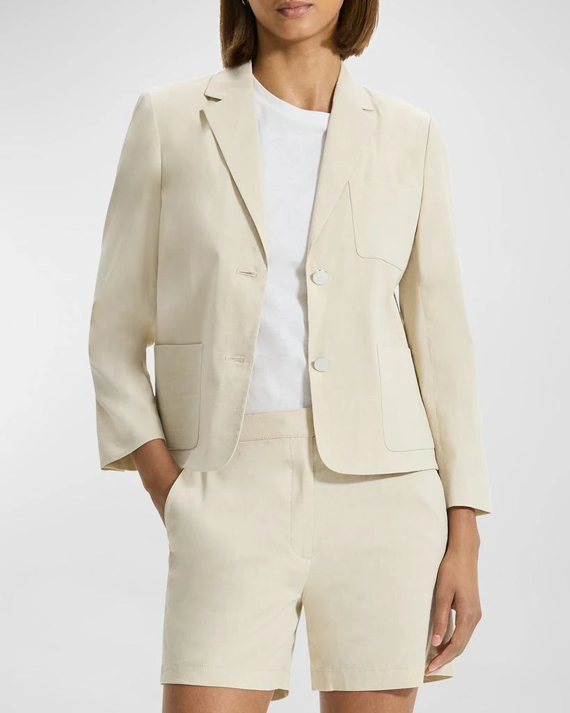 Theory Shrunken Patch Pocket Jacket 6