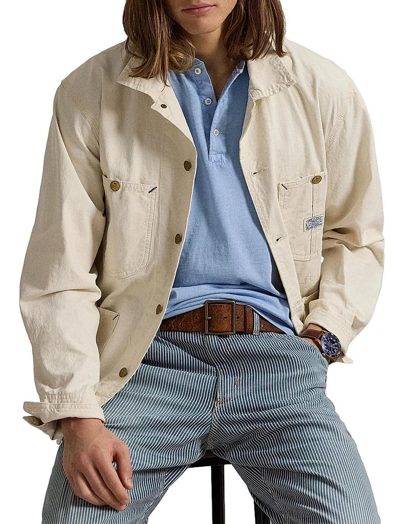 Ralph Lauren Slub Jersey Short-Sleeve Henley Shirt 6