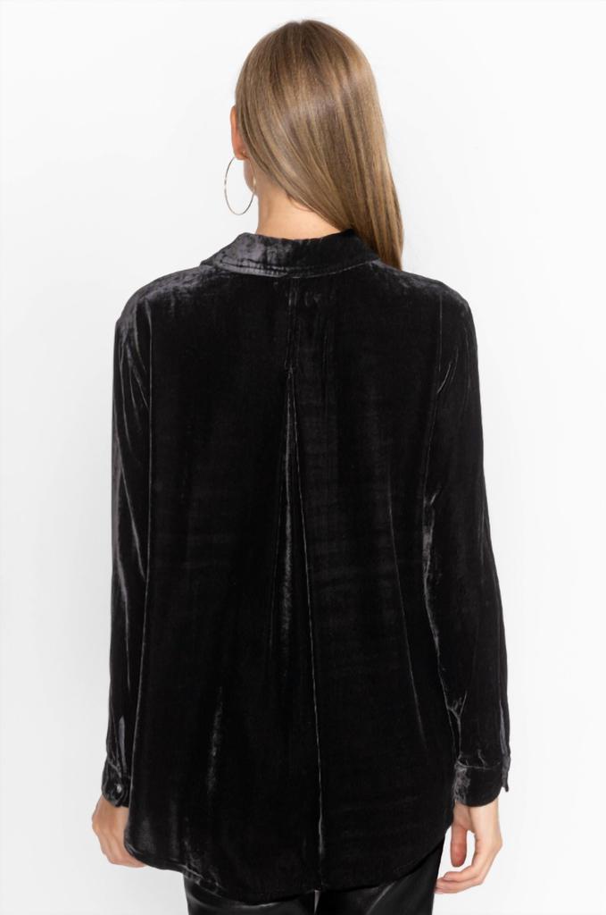Johnny Was Johnny Was - Women's Sidonia Velvet Oversized Pleat Shirt