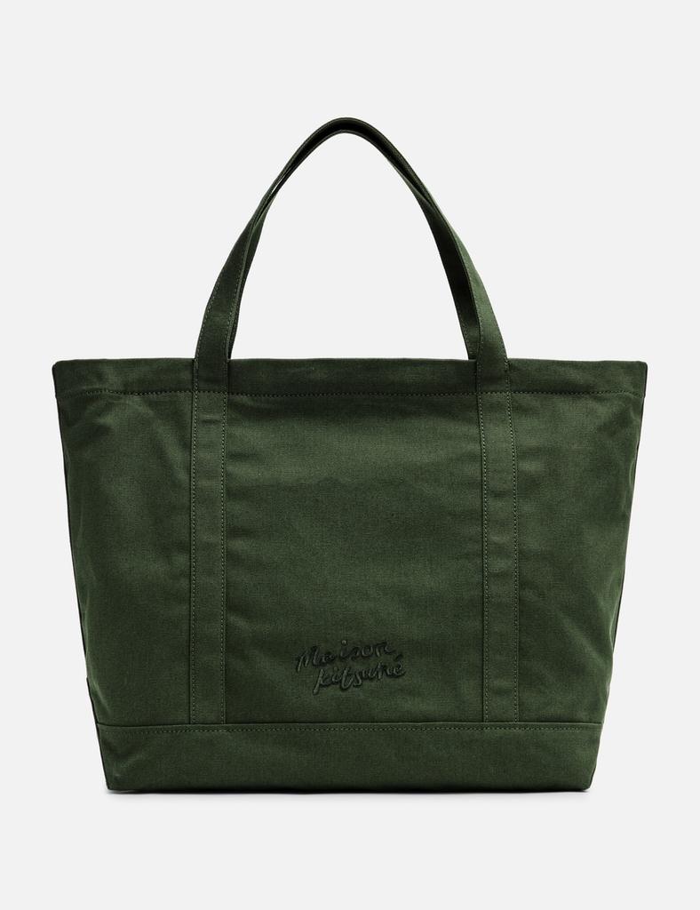 【MAISON KITSUNE】Fox Head Large Tote Bag 関税・送料込み Maison Kitsune Fox Head Large Tote - BeyondStyle