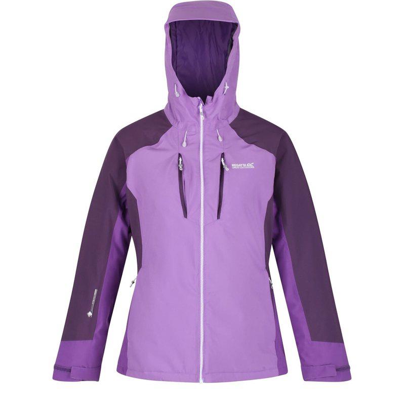 Regatta Womens/Ladies Highton Stretch II Waterproof Padded Jacket Hyacinth/Purple Sapphire/Dark Aubergine