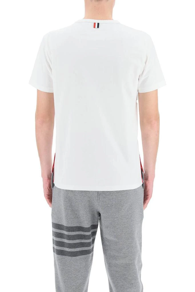 THOM BROWNE t-shirt with chest pocket 3