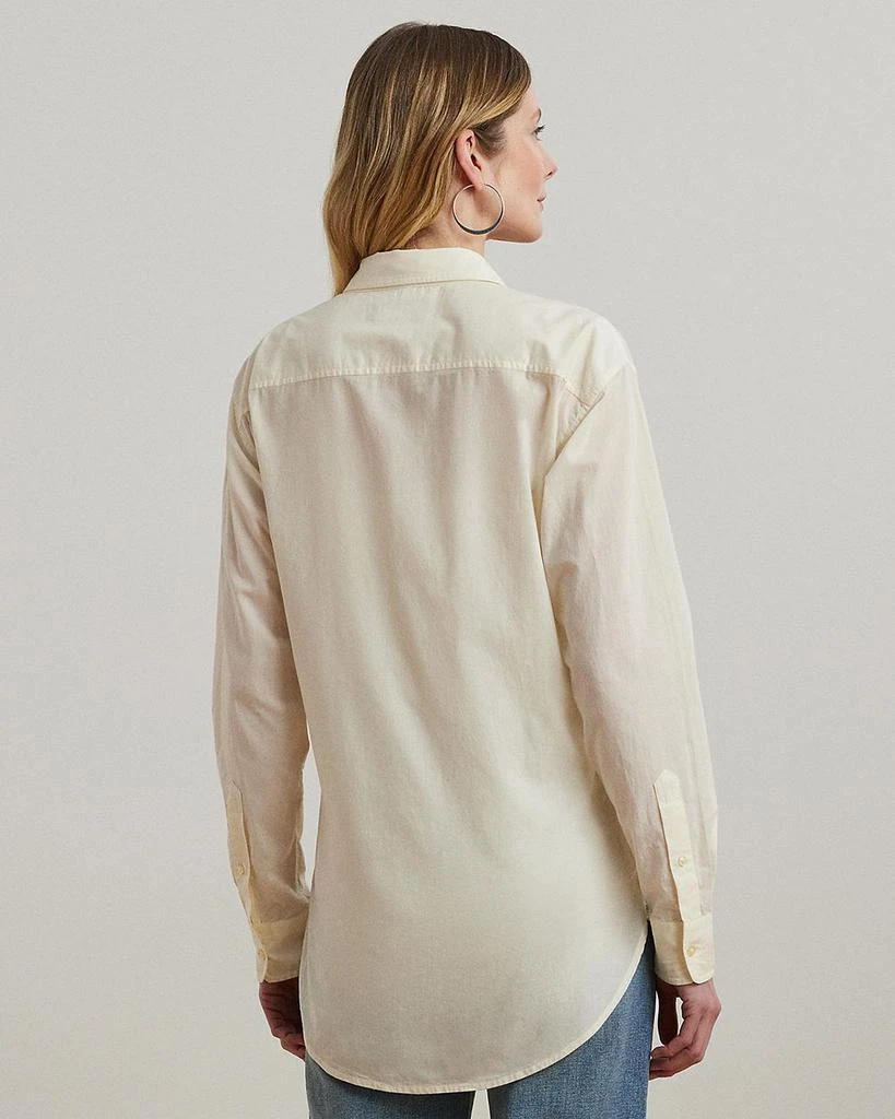 Ralph Lauren Lace Trim Cotton Voile Shirt 3