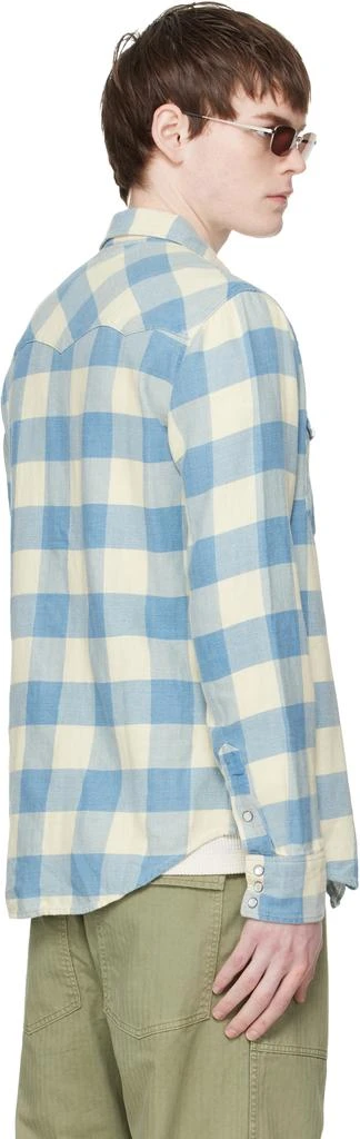 RRL Blue
Off-White Slim Fit Plaid Twill Western Shirt 3