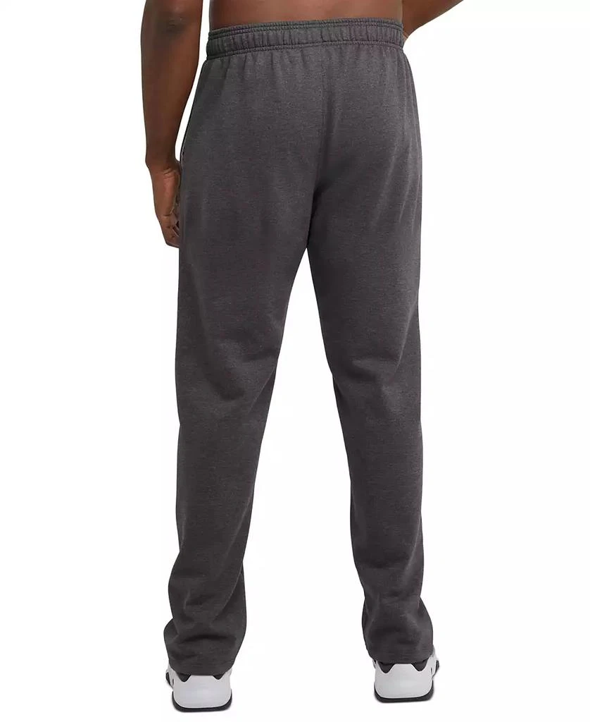 CHAMPION Men's Big & Tall Powerblend Open Bottom Fleece Sweatpants 2