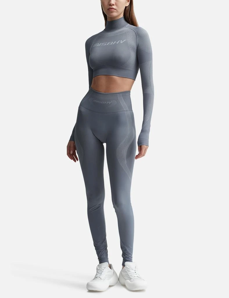 Misbhv Sport Cropped Long Sleeve Top 4