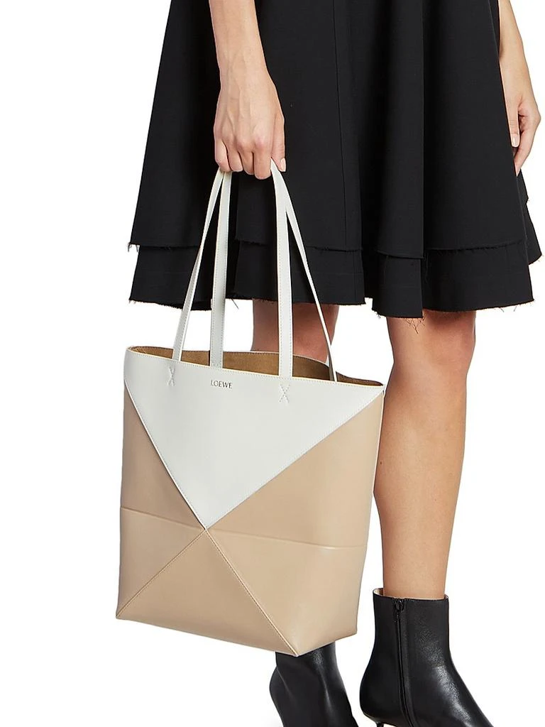 Loewe Bi-Color Mini Puzzle Fold Tote Bag 5