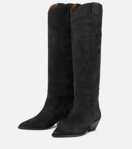 Isabel Marant Denvee suede knee-high boots 4