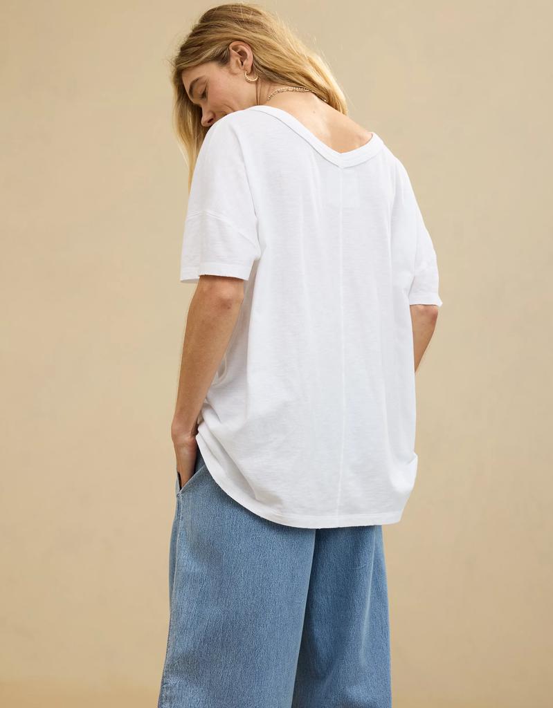 Aerie Aerie Oversized V-Neck Boyfriend T-Shirt