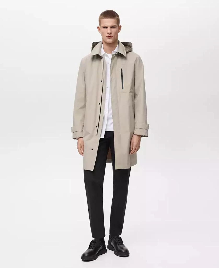 Mango Men's COOLMAX Technology Waterproof Parka 2