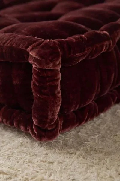 Urban Outfitters Ruthie Velvet Floor Pillow 3