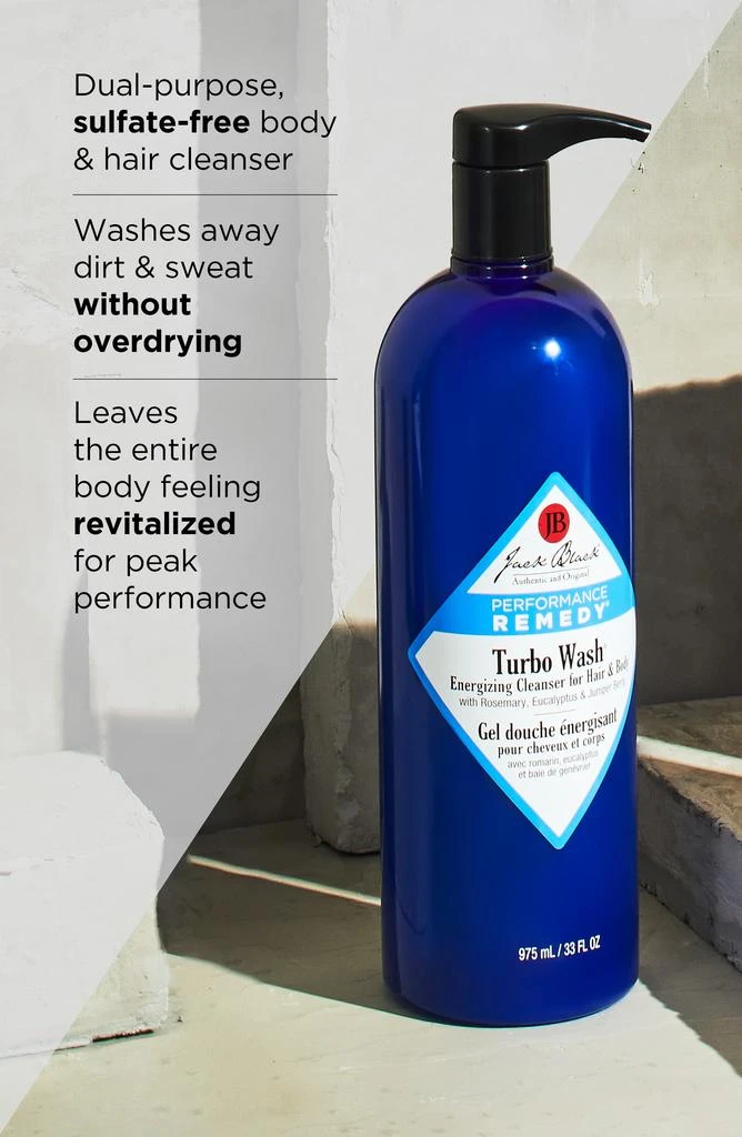 Jack Black Turbo Wash® Energizing Cleanser for Hair & Body 6