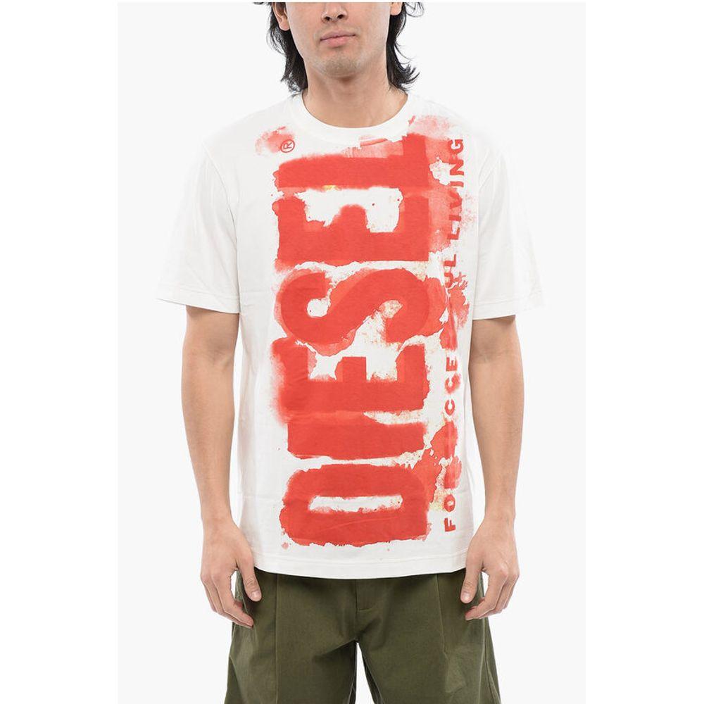 Diesel weight Cotton T-JUST-E16 Crew-neck T-Shirt with Men's Bleed-T