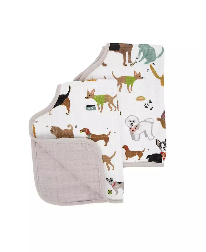 Little Unicorn Baby Girls and Baby Boys Cotton Muslin Baby Burp Cloth, Pack of 2 2