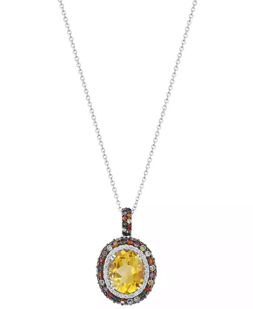 Effy Multi Gemstone Necklace (5-1/2 ct. t.w.) in Sterling Silver