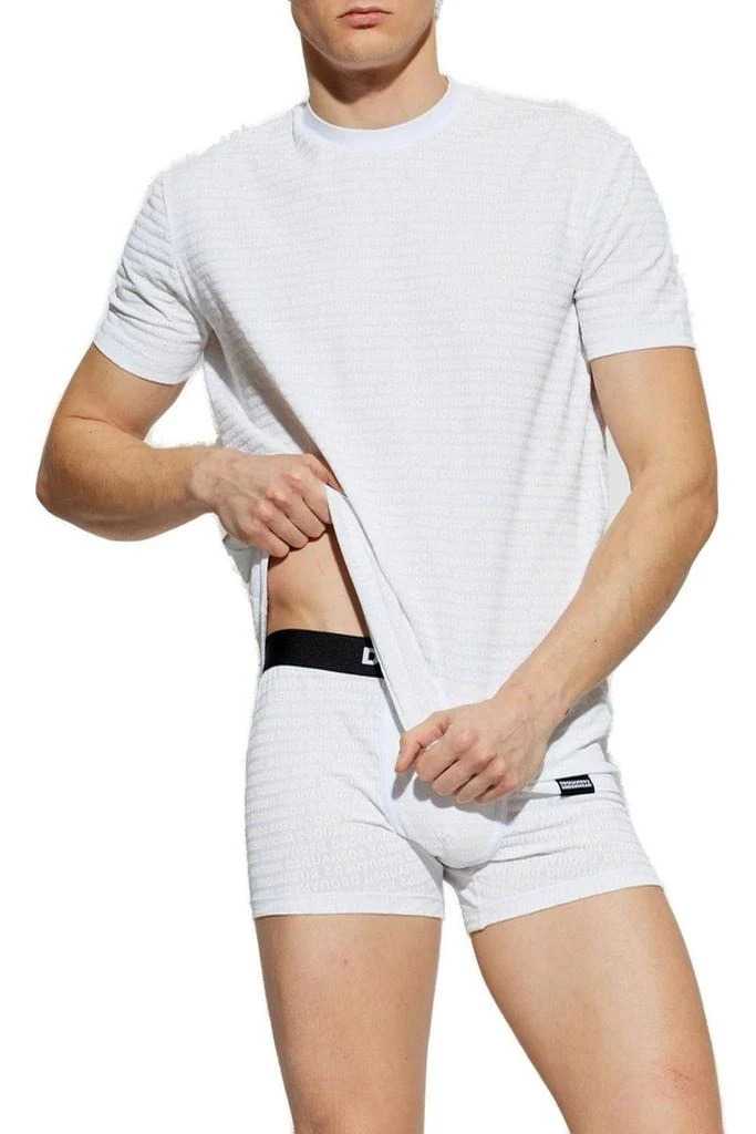 DSQUARED2 Dsquared2 Allover Logo Printed Sleepwear Set 2