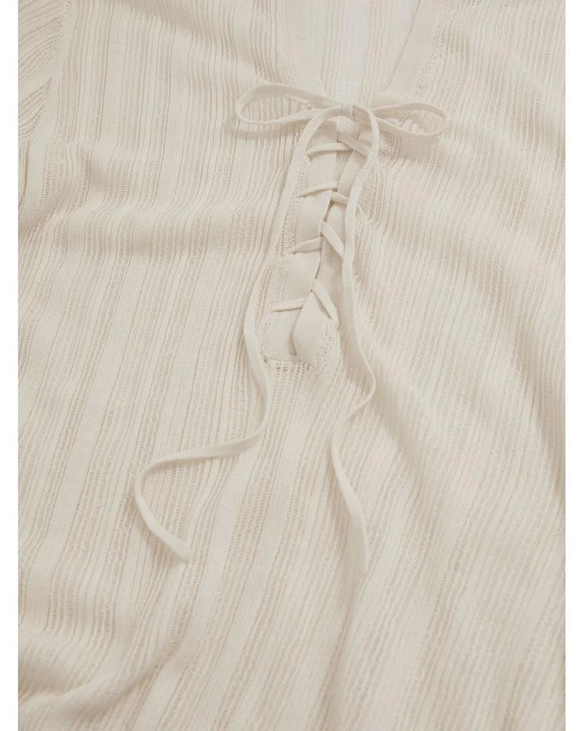 REISS Samantha Sheer Knit Dress 5