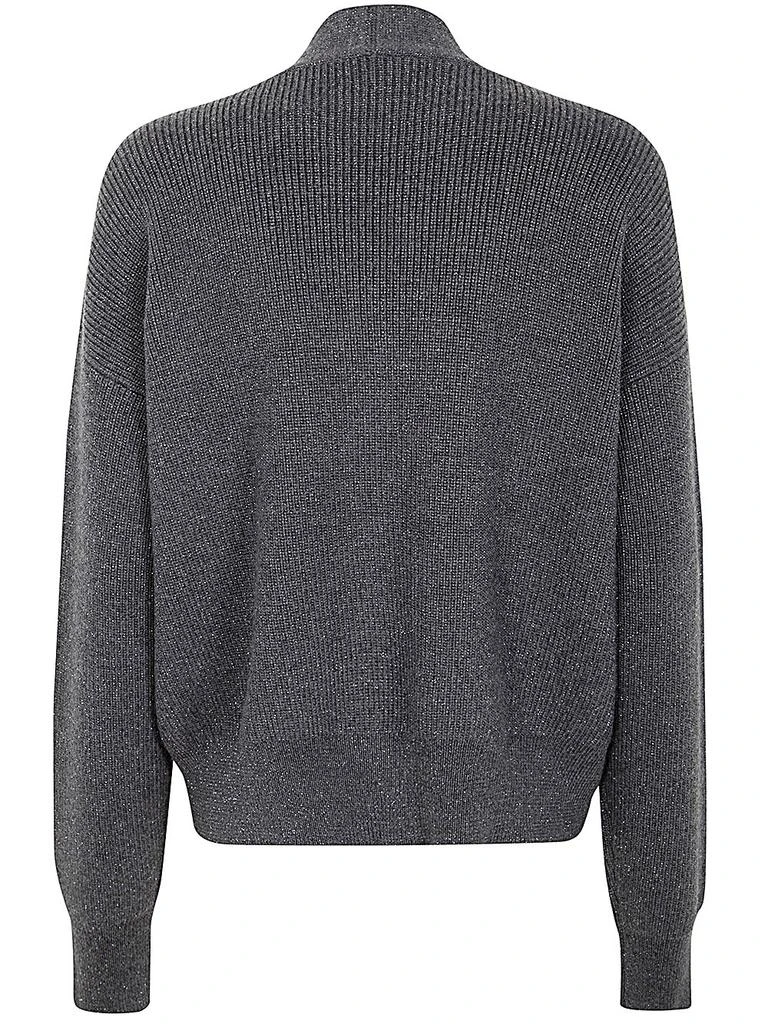 Fabiana Filippi Fabiana Filippi Chunky-Knit Lurex Detailed Cardigan 2
