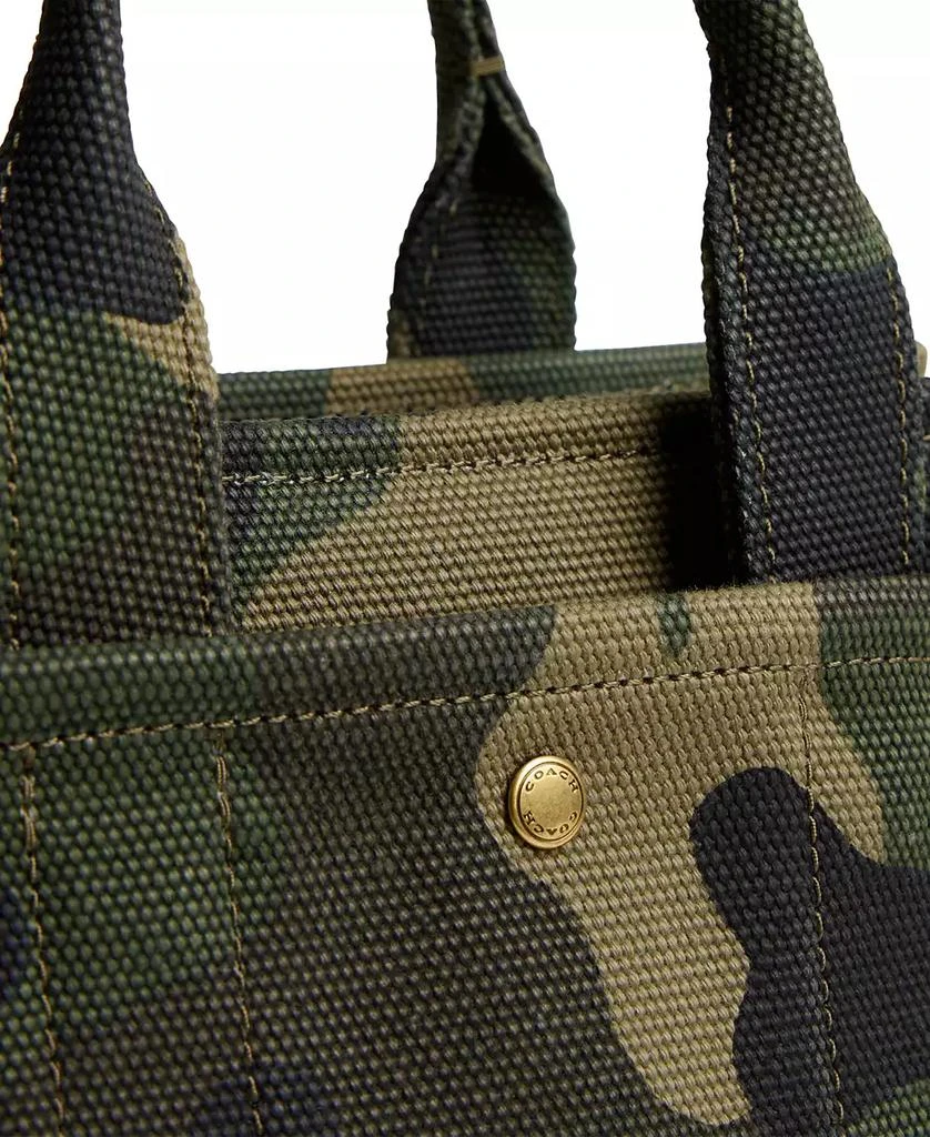 Coach Camo Print Canvas Small Cargo Tote 20 7