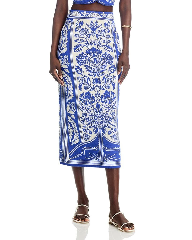 Farm Rio Tapestry Knit Skirt 1