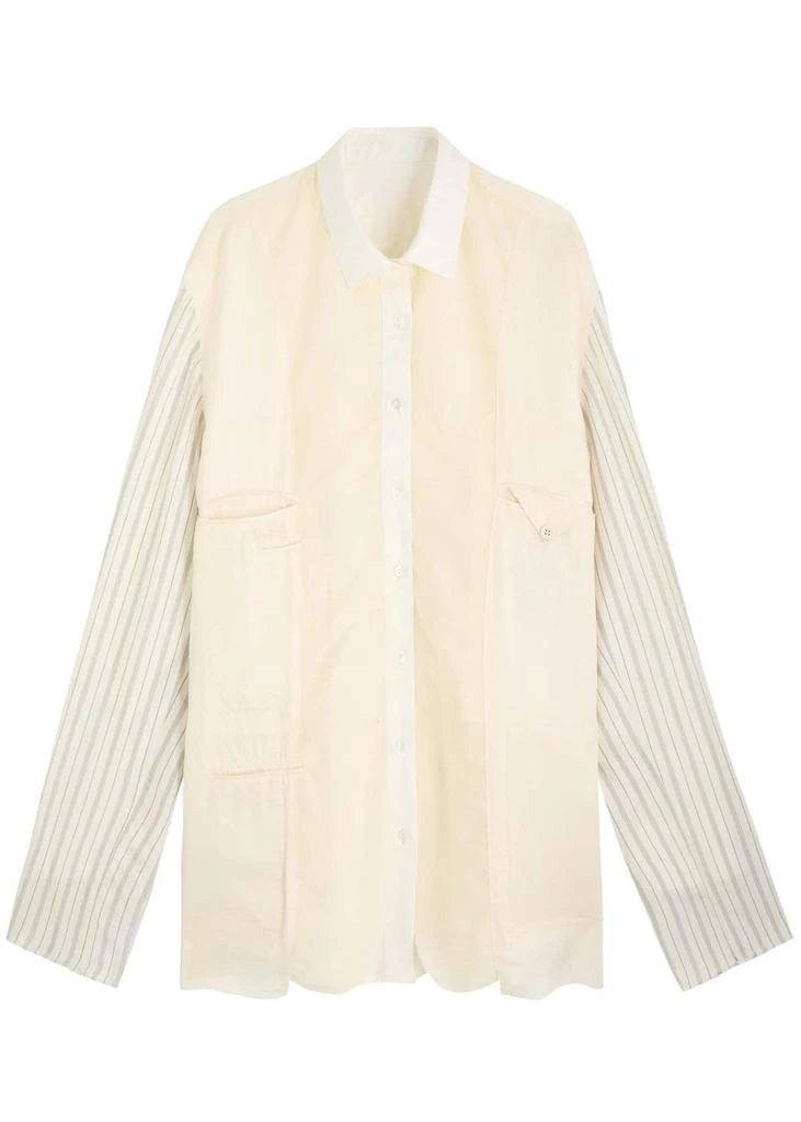MAISON MARGIELA Panelled satin-twill jacket 1
