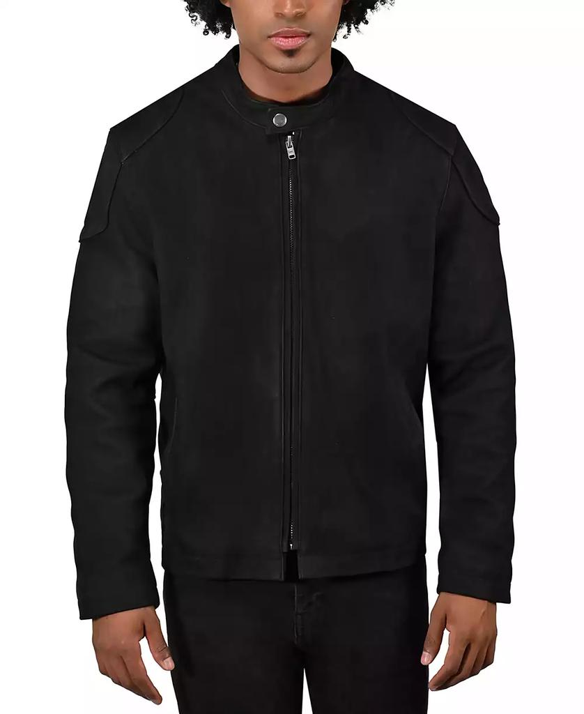 Frye Men's Café Racer Leather Jacket