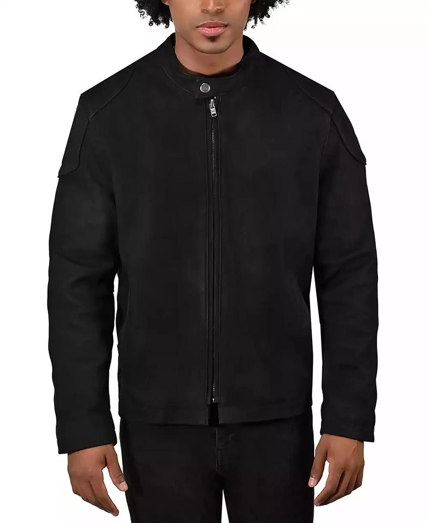 Frye Men's Café Racer Leather Jacket 1