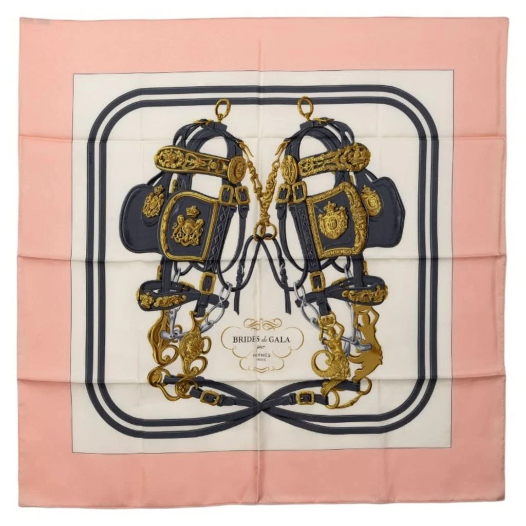 Hermes pink Silk Scarf (Pre-Owned)